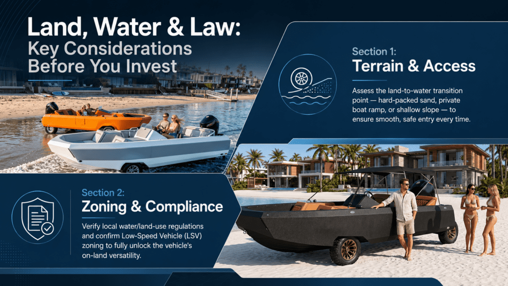 Key Considerations - WaterCar Watercar EV is lawful in your area